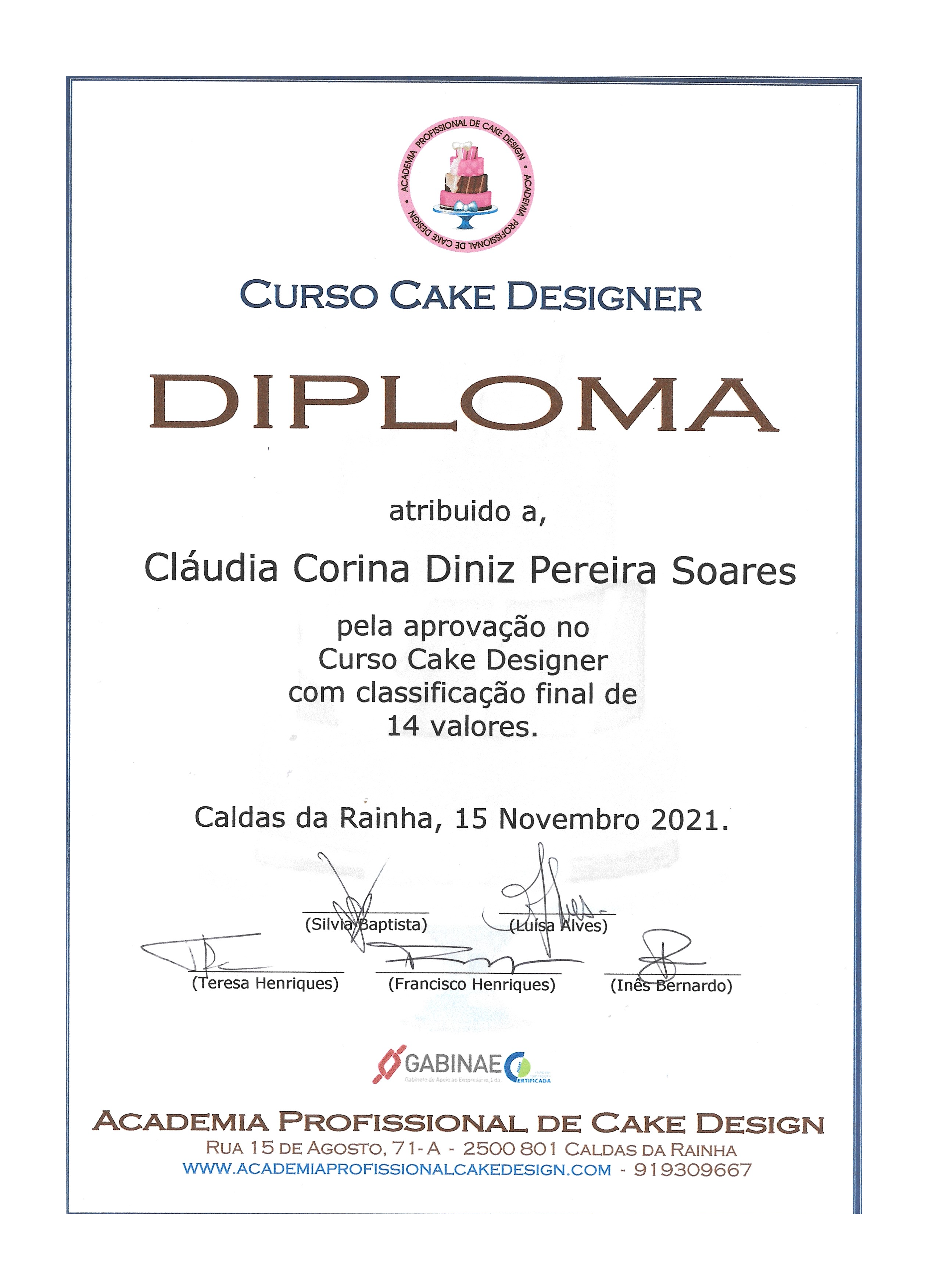 Curso de Cake Designer